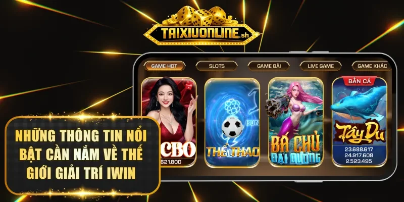 Những thông tin nổi bật cần nắm về thế giới giải trí IWIN